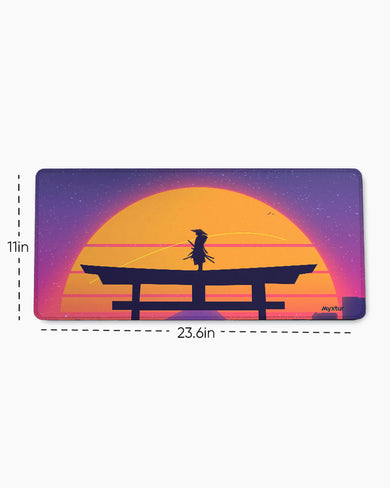 Samurai at the Gate EdgeGuard Desk Mat