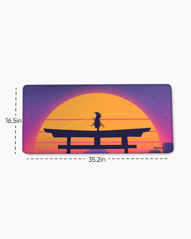 Samurai at the Gate EdgeGuard Desk Mat