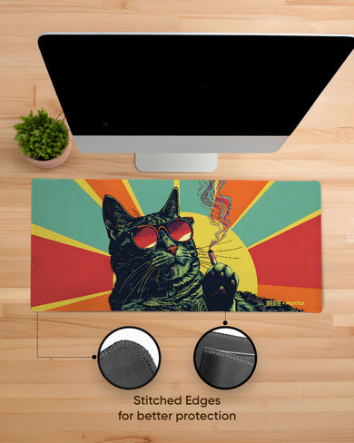 Catijuana [BREATHE] EdgeGuard Desk Mat