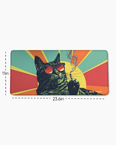 Catijuana [BREATHE] EdgeGuard Desk Mat