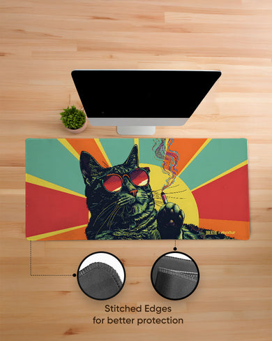 Catijuana [BREATHE] EdgeGuard Desk Mat