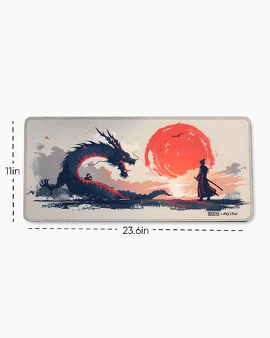 Dragon Samurai [BREATHE] EdgeGuard Desk Mat