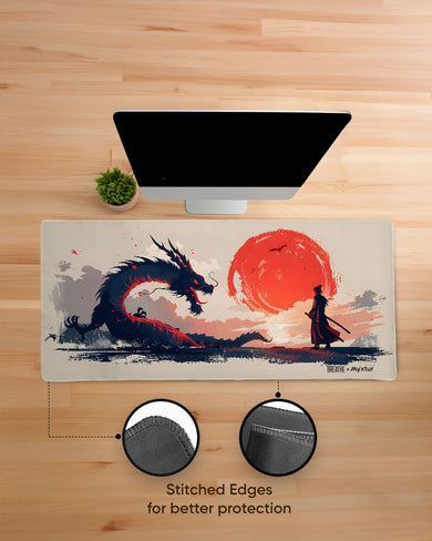 Dragon Samurai [BREATHE] EdgeGuard Desk Mat