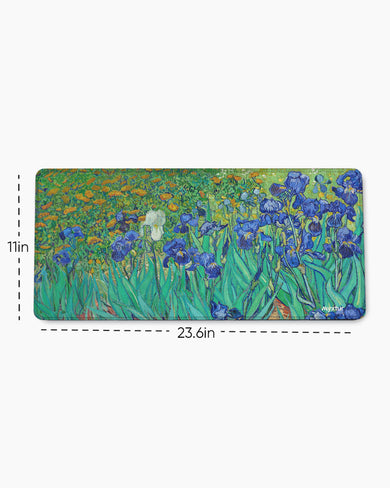 Irises by Van Gogh EdgeGuard Desk Mat