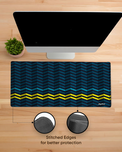 Pedestrian Ridges EdgeGuard Desk Mat