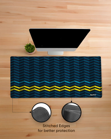 Pedestrian Ridges EdgeGuard Desk Mat