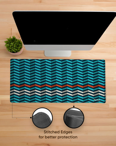 Ridges On Waves EdgeGuard Desk Mat