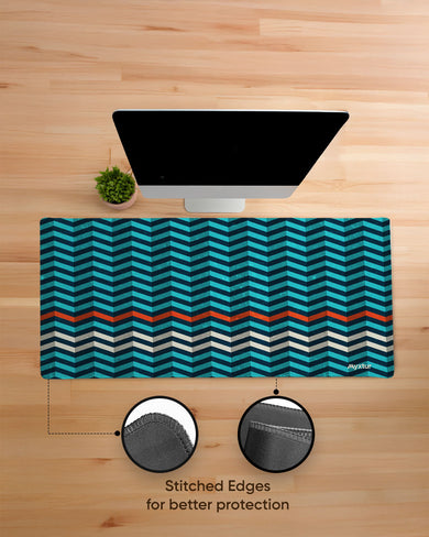 Ridges On Waves EdgeGuard Desk Mat