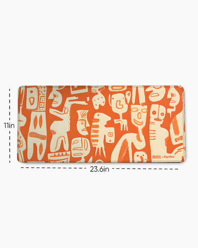 Tribal Art [BREATHE] EdgeGuard Desk Mat