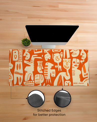 Tribal Art [BREATHE] EdgeGuard Desk Mat