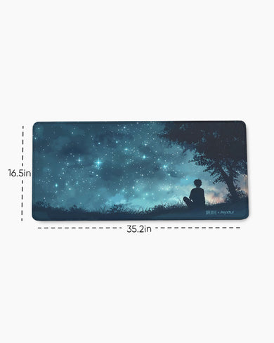 Under the Stars [BREATHE] EdgeGuard Desk Mat