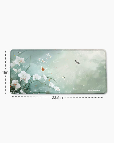 Water Lilies [BREATHE] EdgeGuard Desk Mat