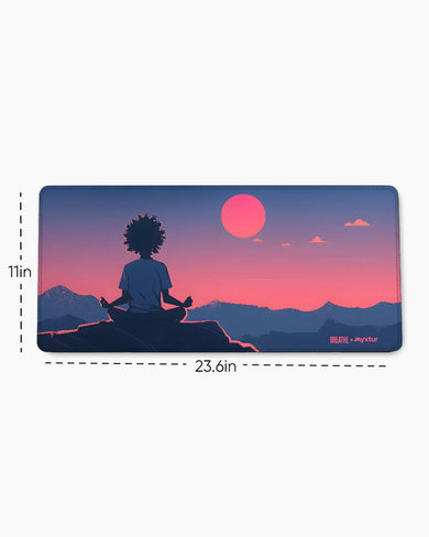 Zen Mode [BREATHE] EdgeGuard Desk Mat