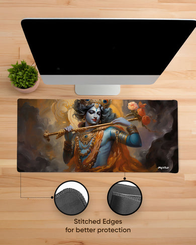 Krishna Divine Melody EdgeGuard Desk Mat