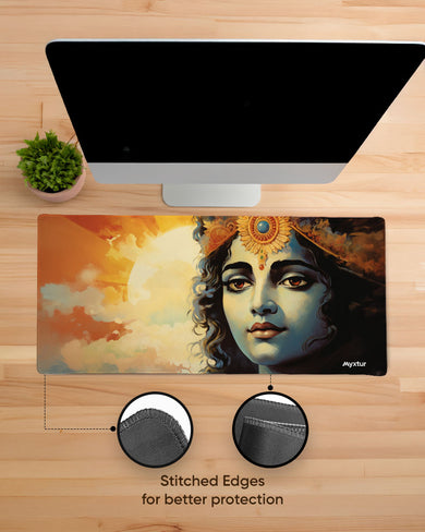 Krishna Harmony Grace EdgeGuard Desk Mat