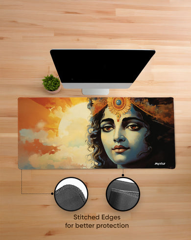 Krishna Harmony Grace EdgeGuard Desk Mat