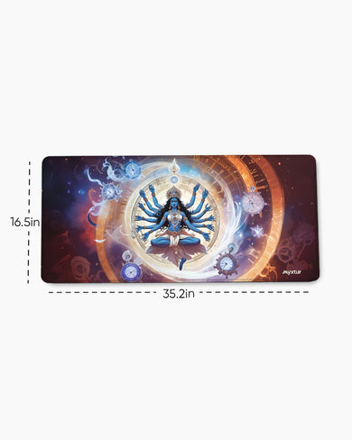 Kali-Goddess of Time EdgeGuard Desk Mat