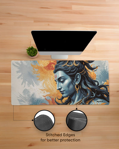 Serenity of Shiva EdgeGuard Desk Mat