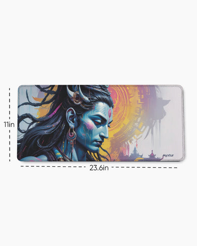 Shiva Cyberpunked EdgeGuard Desk Mat