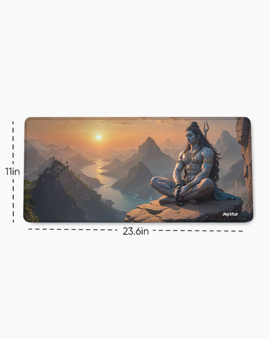 Shiva-Himalayan Yogi EdgeGuard Desk Mat