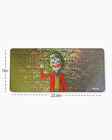 Cartoon Joker Chaos EdgeGuard Desk Mat