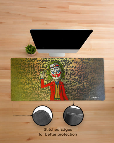 Cartoon Joker Chaos EdgeGuard Desk Mat