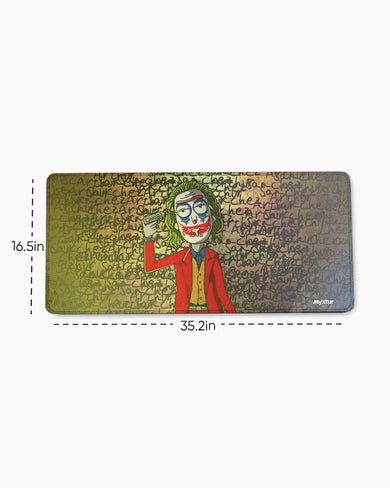 Cartoon Joker Chaos EdgeGuard Desk Mat