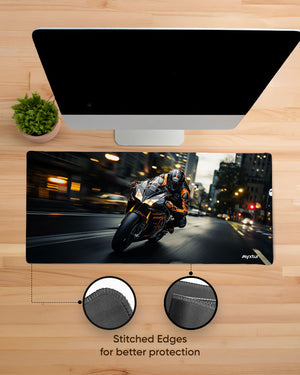 City Road Racer Gaming Desk Mat M 1