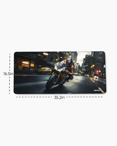 City Road Racer EdgeGuard Desk Mat