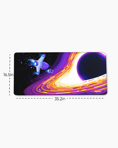 Cosmic Vortex EdgeGuard Desk Mat
