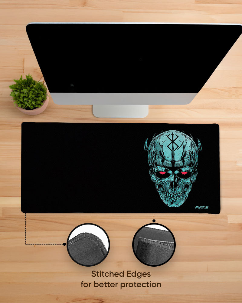 CrimsonEyed Skull Gaming Desk Mat – Myxtur