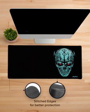 CrimsonEyed Skull Gaming Desk Mat M 1