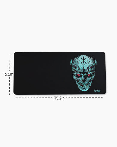 CrimsonEyed Skull EdgeGuard Desk Mat