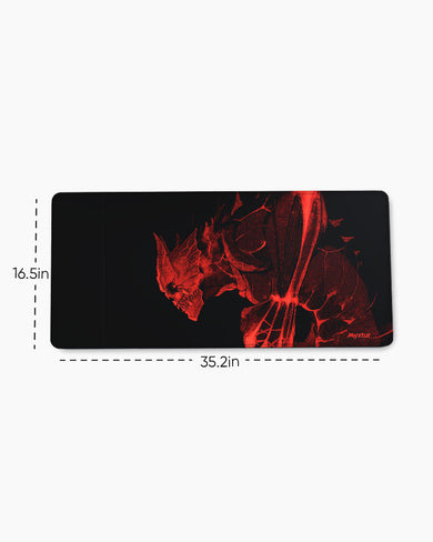Dark Monster Surge EdgeGuard Desk Mat