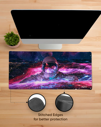 Galactic Swimmer EdgeGuard Desk Mat