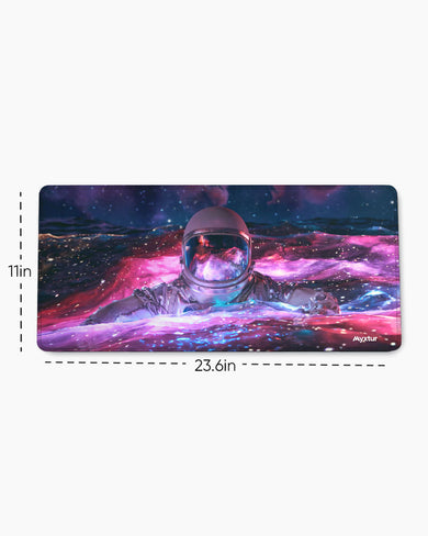 Galactic Swimmer EdgeGuard Desk Mat