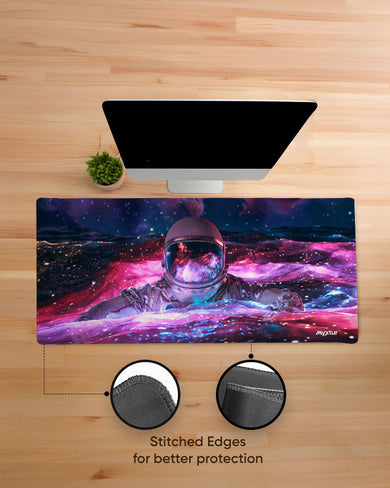 Galactic Swimmer EdgeGuard Desk Mat