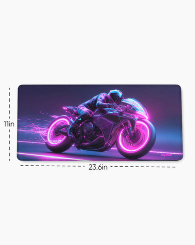 Neon Racer EdgeGuard Desk Mat