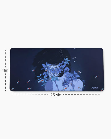 Perfect Blue- Serenity EdgeGuard Desk Mat