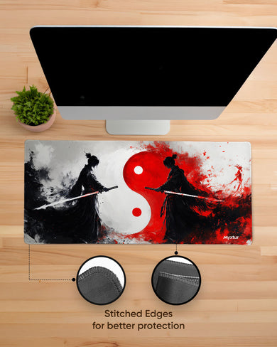 Yin Yang SamuraiClash EdgeGuard Desk Mat
