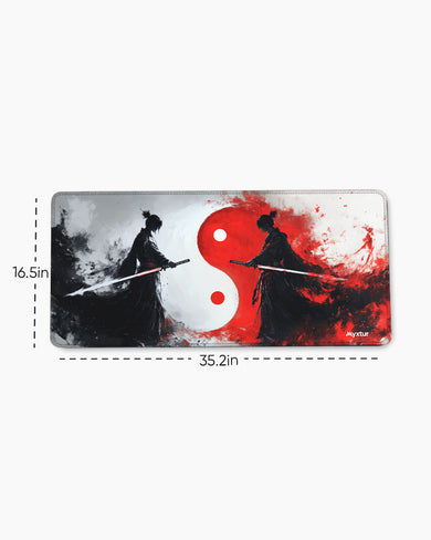 Yin Yang SamuraiClash EdgeGuard Desk Mat