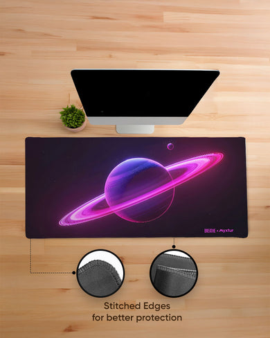 Luminous Planetarium [BREATHE] EdgeGuard Desk Mat