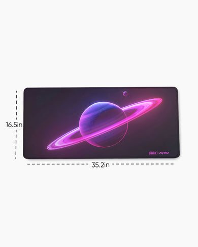 Luminous Planetarium [BREATHE] EdgeGuard Desk Mat