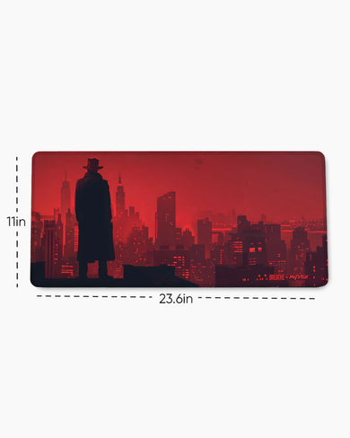 Midnight Guardian [BREATHE] EdgeGuard Desk Mat