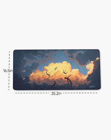 Drift-Into-Dawn EdgeGuard Desk Mat