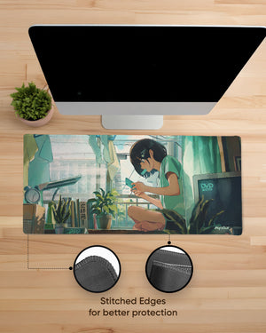 Lazy Summer Pixel Days Gaming Desk Mat M 1