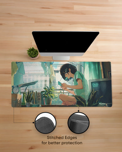 Lazy-Summer-Pixel-Days EdgeGuard Desk Mat