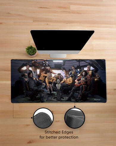 The-Crew-Assembles EdgeGuard Desk Mat