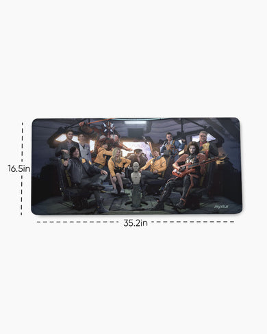 The-Crew-Assembles EdgeGuard Desk Mat