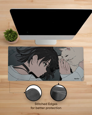 Quiet Circuit Gaming Desk Mat M 1